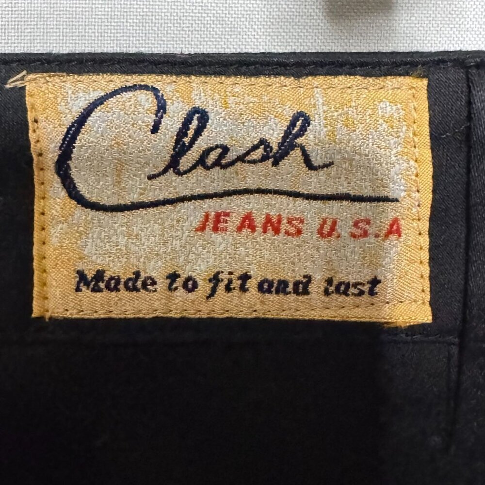 Y2K Clash Black Mid Rise Cargo Silver Zipper Hardware Flare Leg Pants Size 10 - Picture 13 of 17